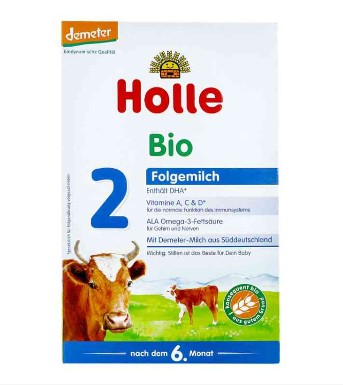 Holle  ホレ  2 Bio Säuglingsanfangsnahrung  (400g) 生後６カ月目のミルク