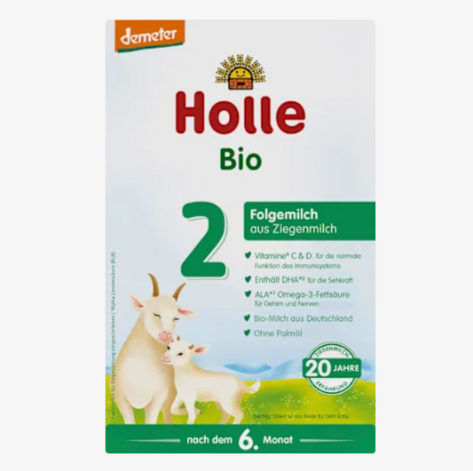 Holle  ホレ  2 Bio Ziegenmilch-　生後６カ月後のミルク 400g