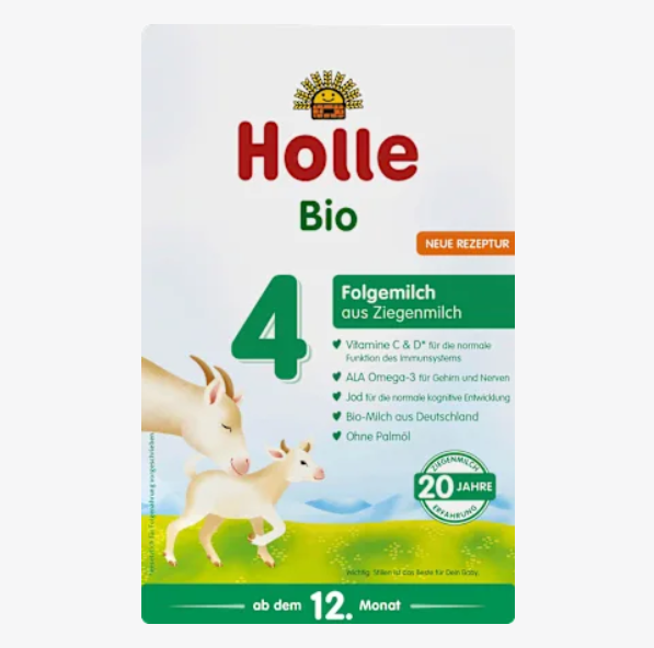 Holle  ホレ  4　Bio Ziegenmilch-　生後12カ月後のミルク 400g