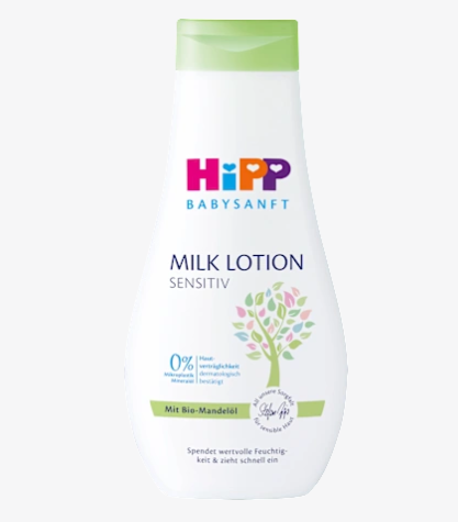 ヒップ　HiPP ベビーファン Milk Lotion（生後すぐから使用可能）