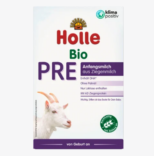 Holle  ホレ  PRE Bio Ziegenmilch- 出産後　最初のミルク 400g